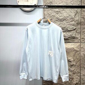 Alexander Wang Blue Long-Sleeved Top